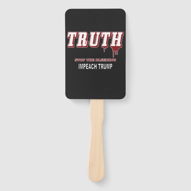 STOP The BLEEDING Hand Fan (Front)