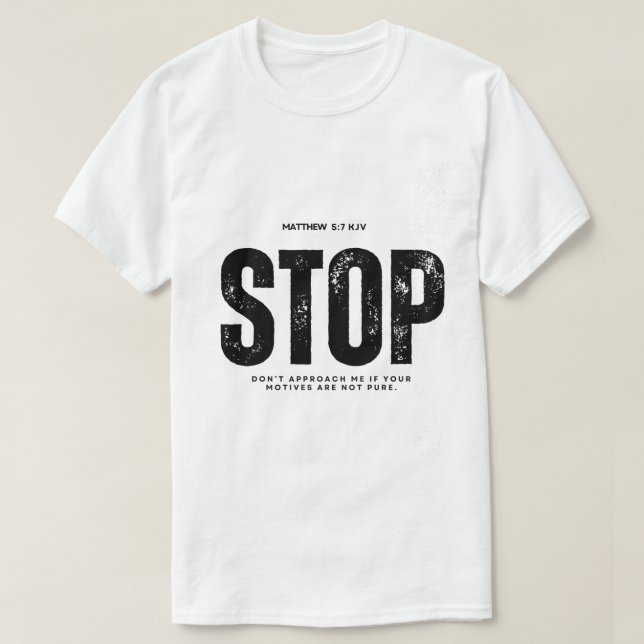 Stop the cycle T-Shirt (Design Front)