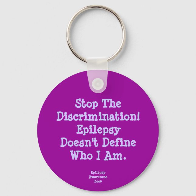 Stop The Discrimination! Key Ring (Front)