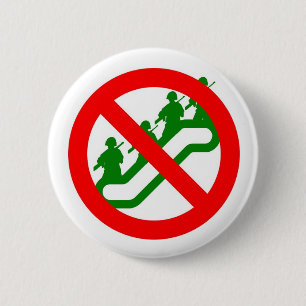 STOP THE ESCALATION 6 CM ROUND BADGE