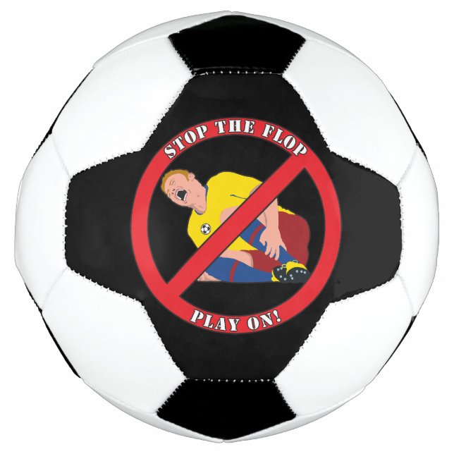 STOP THE FLOP SOCCER BALL (Front)