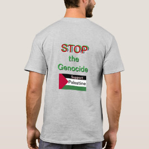 “Stop the Genocide”Men's Basic T-Shirt