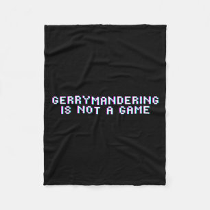 Stop The Gerrymander Of District Maps Premium Fleece Blanket
