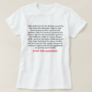 STOP THE MADNESS women's T-Shirt