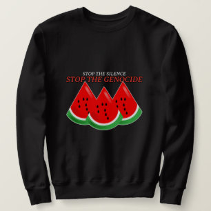 Stop The Silence Stop The Genocide Gaza Sweatshirt