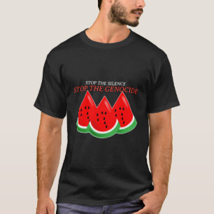 Stop The Silence Stop The Genocide Gaza T-Shirt