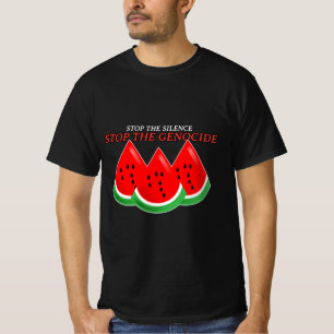 Stop The Silence Stop The Genocide Gaza T-Shirt