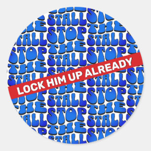 STOP THE STALL CLASSIC ROUND STICKER