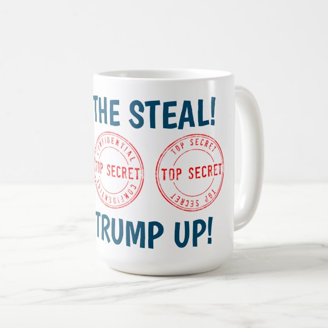 Stop the Steal Lock Trump Up    Coffee Mug (Front Right)