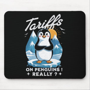 Stop The Tariffs Anti-trump Fafo Resist Penguins N Mouse Pad