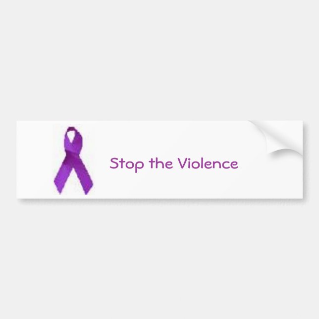 Stop the Violence Bumper Sticker (Front)