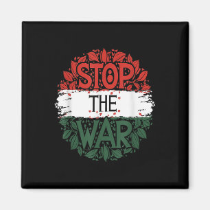 Stop The War, Anti War, Free Palestine, Palestine Magnet