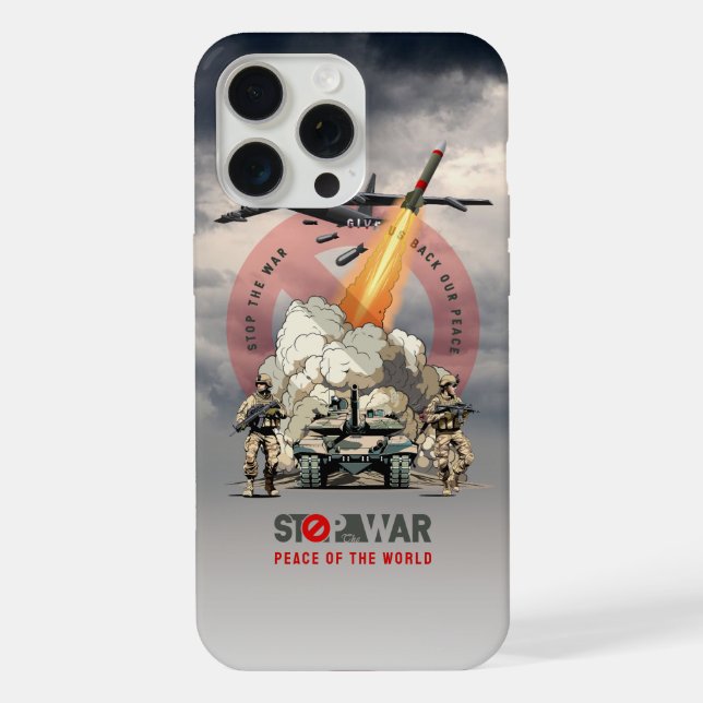 Stop The War | iPhone Case (Back)