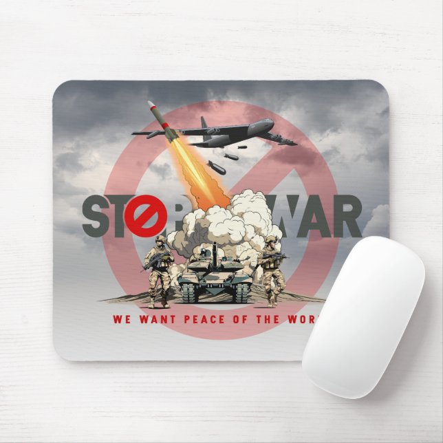 Stop The War | Mouse Pad (With Mouse)