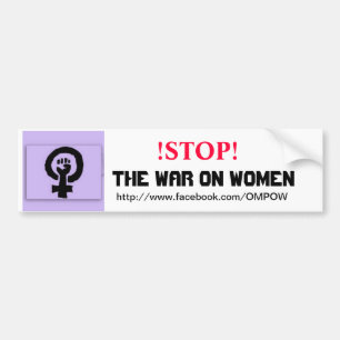 STOP the War on Women Bumper Sticker