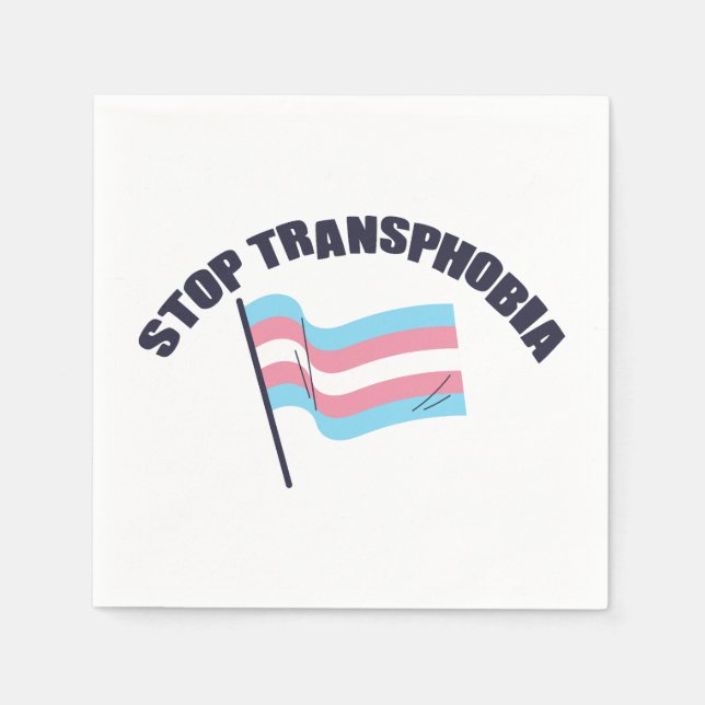Stop Transphobia Napkins (Front)