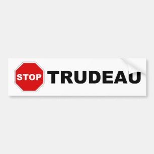 STOP TRUDEAU Bumper Sticker