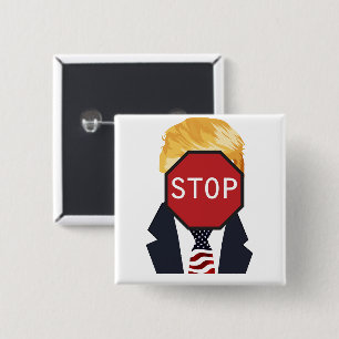 Stop Trump Button