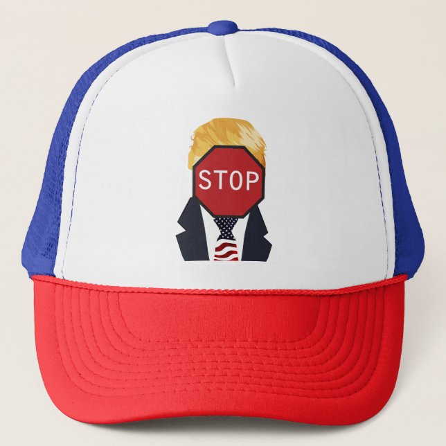 Stop Trump Trucker Hat (Front)
