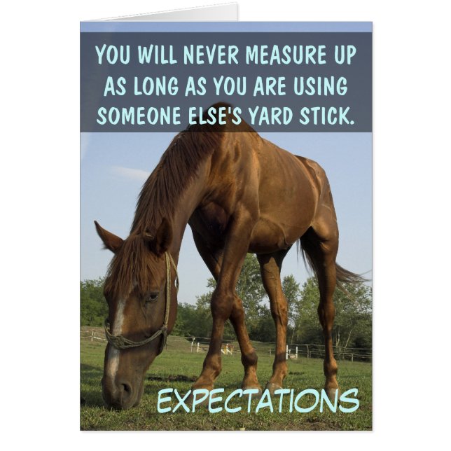Stop trying to meet other people's expectations (Front)