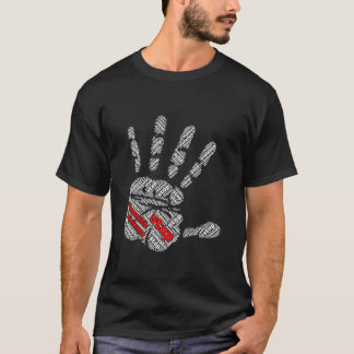 Stop Violence Hand Family Domestic Violence Awaren T-Shirt