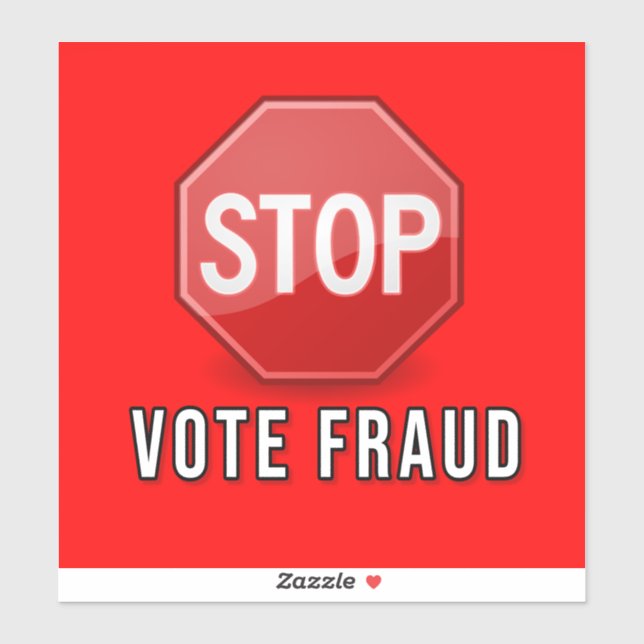 Stop Vote Fraud (Sheet)