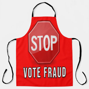 Stop Vote Fraud Apron