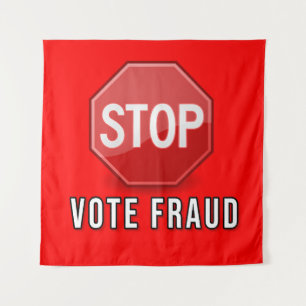 Stop Vote Fraud Tapestry