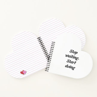 Stop Waiting Start Doing – Bold Motivational Quote Notebook