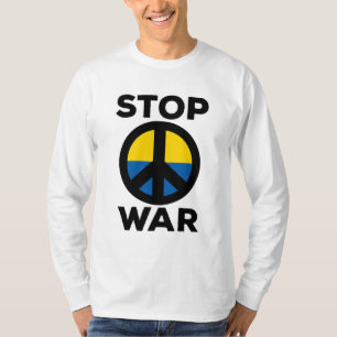 Stop War Flag of Ukraine T-Shirt