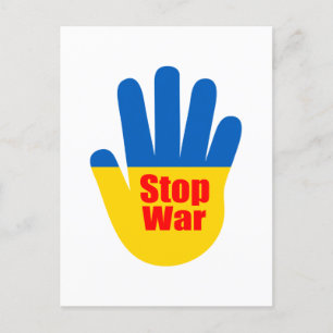 Stop war in Ukraine Postcard