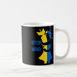 Stop War In Ukraine Stop Bombing Of Ukraine Kid By Coffee Mug