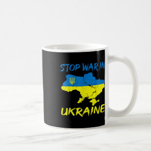 Stop War In Ukraine Stop Russian Attacks Ukraine F Coffee Mug