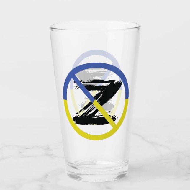 Stop war in Ukraine Throw Pillow Glass (Front)