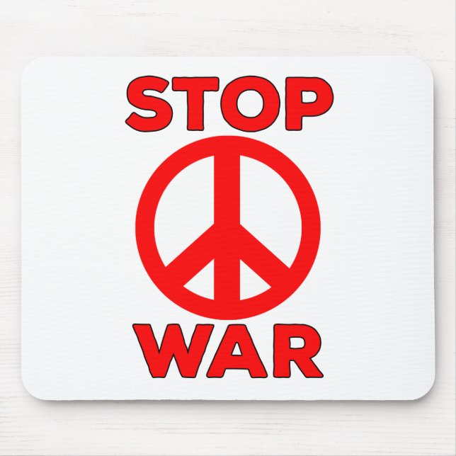 Stop War Mouse Pad (Front)