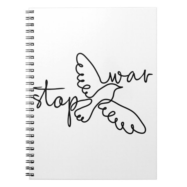Stop War Notebook (Front)