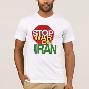 Stop War on Iran Anti-War Peace Protest T-Shirt