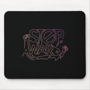 Stop War Peace Activist Outfit Women Anti-war Prot Mouse Pad