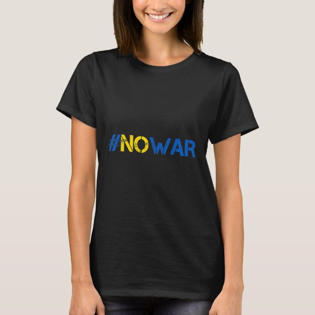 Stop War Support Ukraine Shirt #nowar Stand With U (Front)