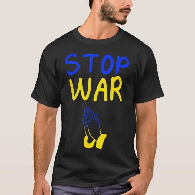 Stop War Ukraine Help  T-Shirt (Front)