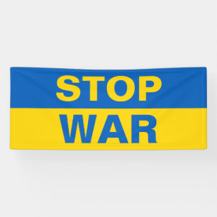 Stop War Ukraine Ukrainian Banner