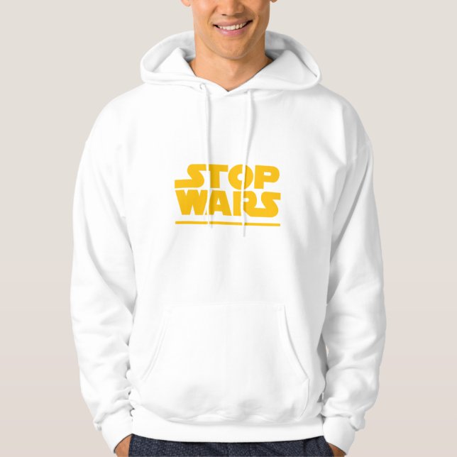 Stop Wars Parody Logo Hoodie (Front)