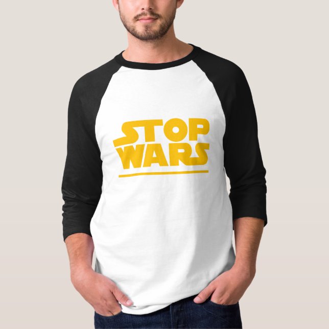 Stop Wars Parody Logo T-Shirt (Front)