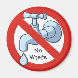 Stop Water Waste Magnet