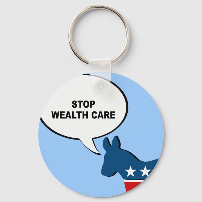 STOP WEALTH CARE KEY RING (Front)