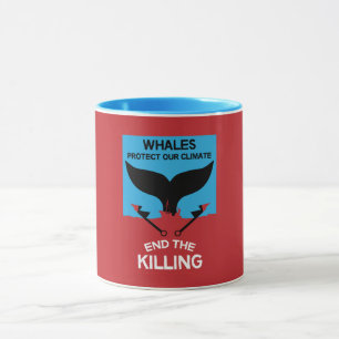 Stop Whale Hunting Ban Whaling Marine Protection Mug