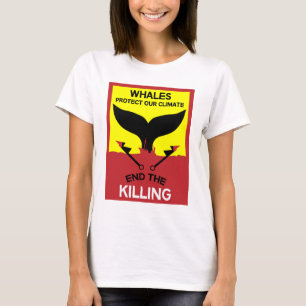 Stop Whale Hunting   Ban Whaling Marine Protection T-Shirt