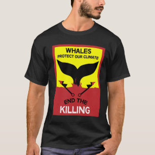 Stop Whale Hunting Ban Whaling Marine Protection T-Shirt