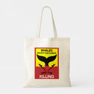 Stop Whale Hunting Ban Whaling Marine Protection Tote Bag