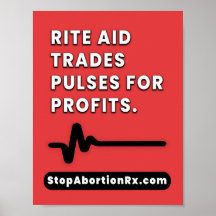 StopAbortionRx "Rite Aid" 8.5x11" Poster